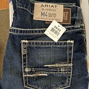 Ariat M-Series Men's Dark Blue Relaxed Jeans